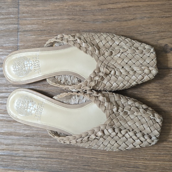 Vince Camuto Beige Woven Slip Ons/ Size 6 - Picture 5 of 5